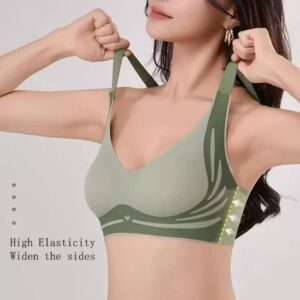 Premium Seamless Comfort Bra – হাই ইলাস্টিসিটি ও ওয়াইড সাইড সাপোর্ট adjustable ডেইলি ওয়্যার ব্রা