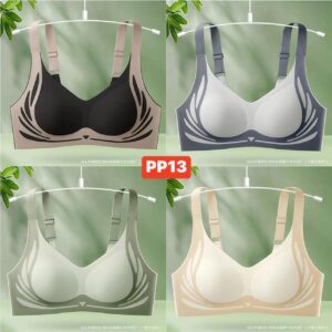 Women’s Seamless Push-Up Comfort Bra – Wireless Soft Support Everyday Bra