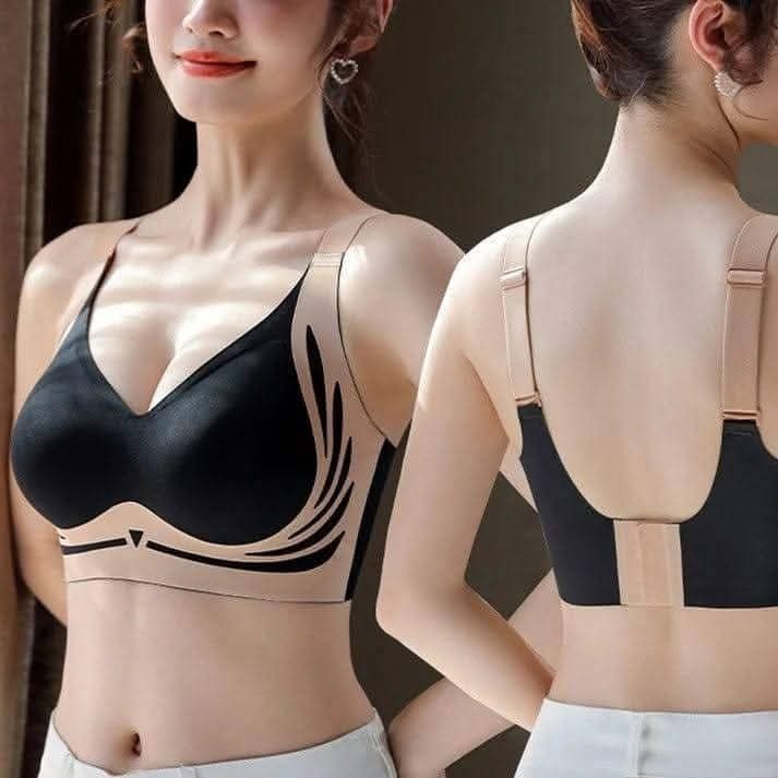 Premium Seamless Breathable Comfort Bra – 80% Nylon + 20% Spandex আল্ট্রা-লাইট রেগুলার ওয়্যার ব্রা - Image 2